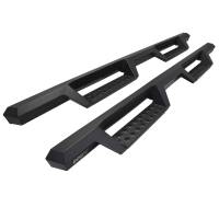 Westin HDX Drop Nerf Step Bars Textured Black Powder Coated Steel Mount Kit Included For Double Cab - 56-12775