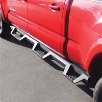 Westin - Westin HDX Drop Wheel to Wheel Nerf Step Bars Textured Black Steel Incl. Mounting Bracket Hardware/Install Sheet For Double Cab - 56-534185 - Image 2