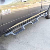 Westin - Westin HDX Drop Wheel to Wheel Nerf Step Bars Textured Black Steel Incl. Mounting Bracket Hardware/Install Sheet - 56-534335 - Image 2