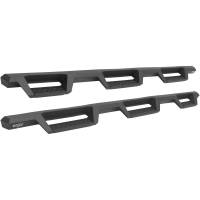 Westin HDX Drop Wheel to Wheel Nerf Step Bars Textured Black Steel Incl. Mounting Bracket Hardware/Install Sheet For Double Cab - 56-534595