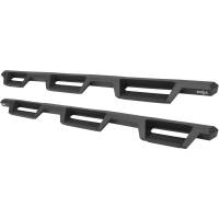 Westin - Westin HDX Drop Wheel to Wheel Nerf Step Bars Textured Black Steel Incl. Mounting Bracket Hardware/Install Sheet For Double Cab - 56-534595 - Image 4