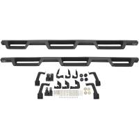 Westin - Westin HDX Drop Wheel to Wheel Nerf Step Bars Textured Black Steel Incl. Mounting Bracket Hardware/Install Sheet For Double Cab - 56-534595 - Image 6