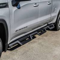 Westin - Westin HDX Drop Wheel to Wheel Nerf Step Bars Textured Black Steel Incl. Mounting Bracket Hardware/Install Sheet For Double Cab - 56-534715 - Image 2