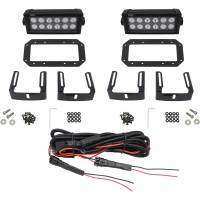 Westin - Westin HDX Flush Mount B-FORCE LED Light Kit Incl. Two 6 in. LED Light Bars w/Wiring Harness - 57-0025 - Image 3