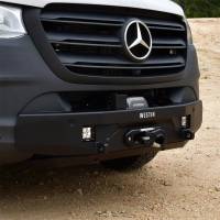 Westin - Westin Pro-Series Mid Width Front Bumper Textured Black - 58-311295 - Image 5