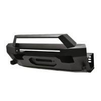 Westin - Westin Pro-Series Front Bumper w/Angular Bull Bar Textured Black - 58-411155ABK - Image 1