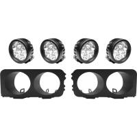 Westin - Westin Outlaw Bumper LED Light Kit Round For Outlaw Front Bumpers Incl. 4 LED Auxilary Lights And 2 Brackets - 58-9905 - Image 3