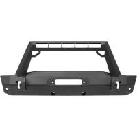 Westin - Westin WJ2 Stubby Front Bumper w/LED Light Bar Mount Steel Textured Black Incl. Mounting Bracket Hardware And Install Sheet - 59-80085 - Image 12