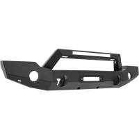 Westin - Westin WJ2 Full Width Front Bumper w/LED Light Bar Mount Steel Textured Black Incl. Mounting Bracket Hardware And Install Sheet - 59-80125 - Image 8