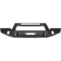 Westin - Westin WJ2 Full Width Front Bumper w/LED Light Bar Mount Steel Textured Black Incl. Mounting Bracket Hardware And Install Sheet - 59-80125 - Image 9