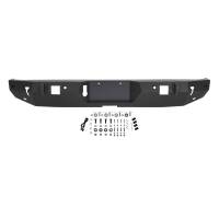 Westin - Westin WJ2 Rear Bumper w/Sensors Steel Textured Black Incl. Hardware Kit - 59-82075 - Image 8