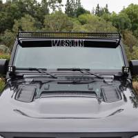 Westin - Westin Pillar LED Light Mount For 50 in. LED Light Bar Heavy-Duty 7 Gauge Steel Textured Black - 62-41085 - Image 2