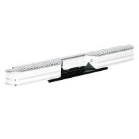 Westin Diamondstep Universal Rear Bumper Chrome w/o License Plate Mounting Mount Kit Required - 76000