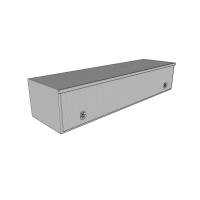 Westin - Westin Brute HD TopSider Tool Box Polished Aluminum L 72 in. x W 13 in. x H 16 in. - 80-HTB72 - Image 2