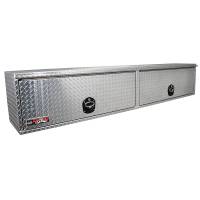 Westin Brute High Capacity HD TopSider Tool Box Polished Aluminum L 88 in. x W 16 in. x H 18 in. w/Flip Up Door - 80-HTB88C