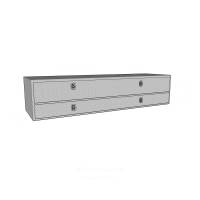 Westin - Westin Brute High Cap Stake Bed Contractor Tool Box Polished Aluminum L 72 in. x W 20 in. x H 24 in. w/Bottom Doors - 80-TB400-72 - Image 2