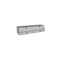 Westin - Westin Brute Contractor TopSider Tool Box Polished Aluminum L 60 in. x W 13.5 in. x H 21 in. w/Bottom Drawers - 80-TBS200-60-BD - Image 2