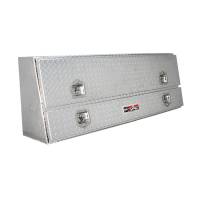 Westin Brute Contractor TopSider Tool Box Polished Aluminum L 72 in. x W 13.5 in. x H 21 in. w/Top And Bottom Compartments - 80-TBS200-72