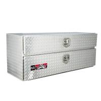 Westin Brute UnderBody Tool Box Polished Aluminum L 36 in. x W 18 in. x H 20 in. w/Top And Bottom Drawers - 80-UB36-20TD