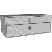 Westin - Westin Brute UnderBody Tool Box Polished Aluminum L 36 in. x W 18 in. x H 20 in. w/Top And Bottom Drawers - 80-UB36-20TD - Image 2