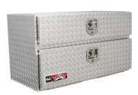 Westin Brute UnderBody Tool Box Polished Aluminum L 48 in. x W 18 in. x H 20 in. w/Top And Bottom Drawers - 80-UB48-20TD