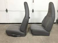 97-24 Chevy Express/GMC Savanna Van Pair LH & RH Gray Cloth Bucket Seats - Image 5