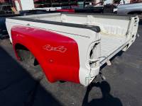 99-10 Ford F-350 White/Red Superduty 8 ft Dually Truck Bed