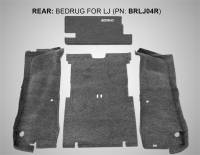 04-06 Jeep Wrangler TJ BedRug BedRug Cargo Kit Floor Liner - BRLJ04R