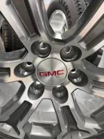 88-25 GMC SIERRA 1500 6 LUG  Charcoal Inlay w/Machined face Aluminum Wheels with 265/65/R18 Michelin Primacy - Image 4