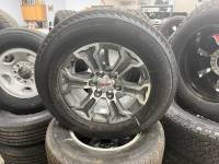 88-25 GMC SIERRA 1500 6 LUG  Charcoal Inlay w/Machined face Aluminum Wheels with 265/65/R18 Michelin Primacy - Image 2