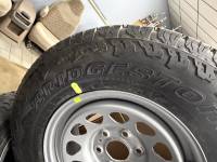 88-26 Chevy Silverado 1500 Truck 17" 6 Lug Painted Steel Wheels w/Bridgestone 265/70/17 - Image 4