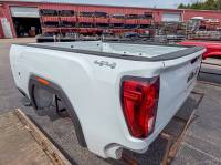 20-C GMC Sierra 2500/3500 6.9ft Pearl White Short Truck Bed With Tailgate and Taillights 