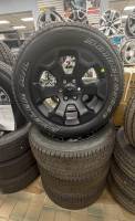 19-C RAM 1500 6-LUG MATTE BLACK 20" WHEEL  WITH 275/55/R20 BRIDGESTONE DESERT DUELER H/L  OWL 