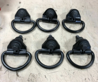 15-26 Ford Transit 150 250 350 Van OEM Black Cargo D-Hooks 3 Pair/Set of 6