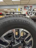 11-25 GMC Sierra 2500/3500 8 lug 18" Charcoal Aluminum Wheels w/Michelin LTX A/T 275/70R18 Tires - Image 5