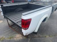 Used 04-15 Nissan Titan King Cab White 6.5ft Short Bed