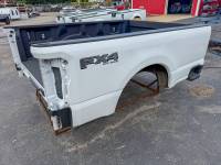23-C Ford F-250/F-350 Super Duty Pearl White 8ft Long Bed Truck Bed